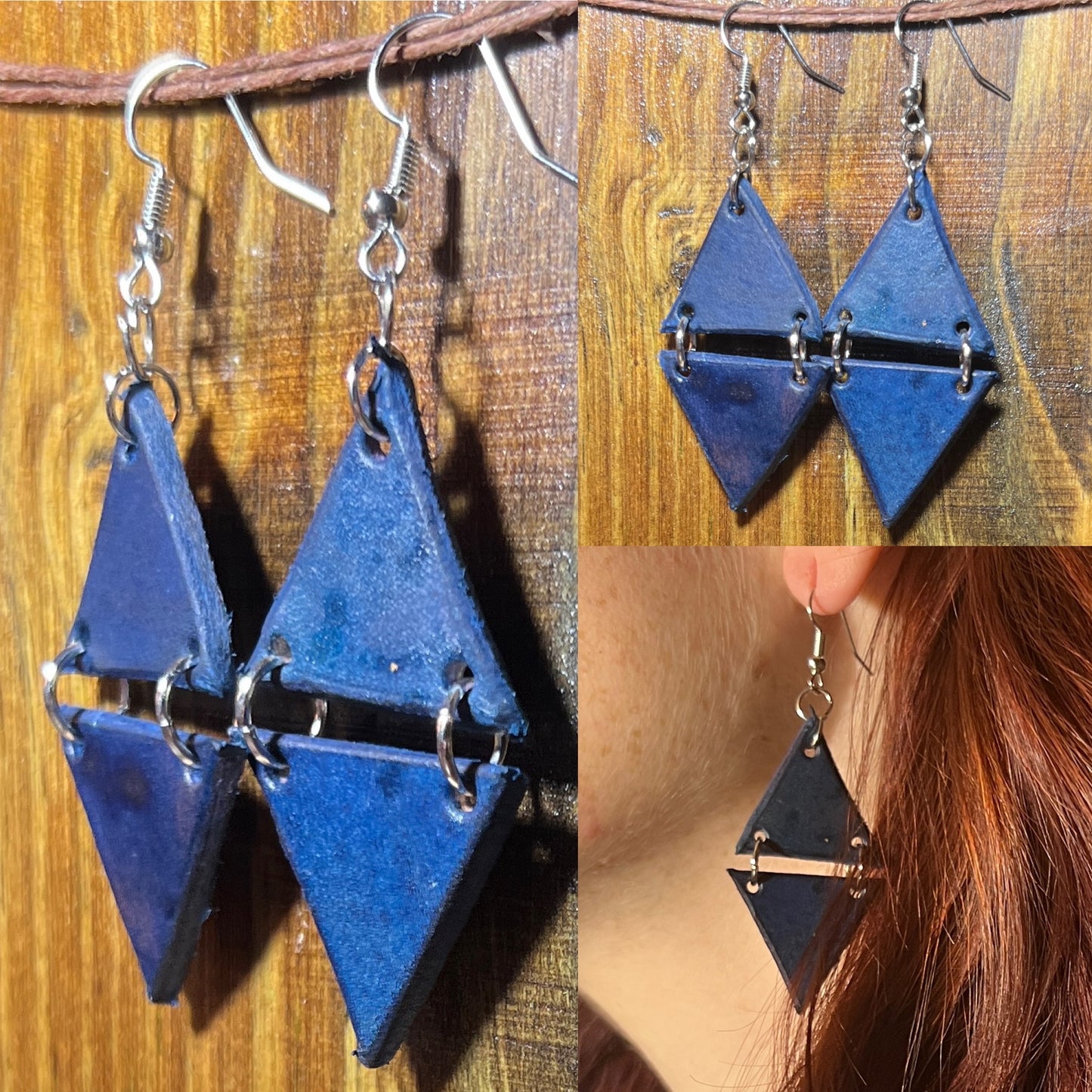 Double Triangle Earrings