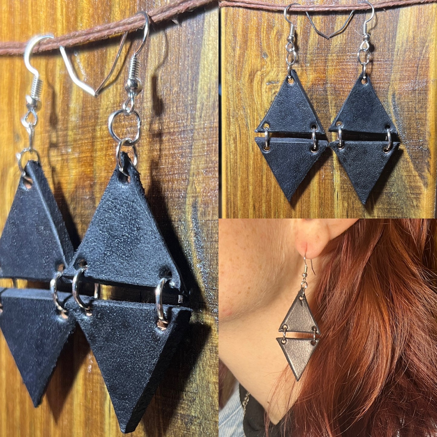 Double Triangle Earrings